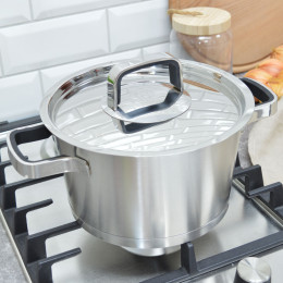 Кастрюля 3л нержавеющая сталь Premium ALLURE WR-1273