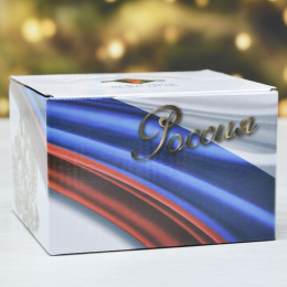 Кружка 360мл Золотой герб, с элементами золота