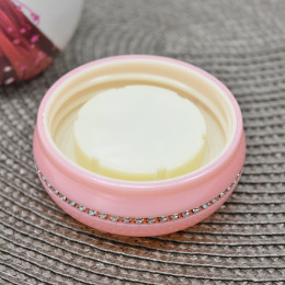 Кружка 500мл Lady с крышкой розовая