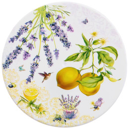 Набор мисок 5 предметов с крышками 150, 250, 450, 630, 1150мл Прованс лимоны