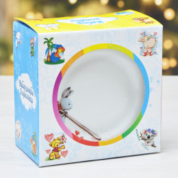 Набор детской посуды 3 предмета форма Идиллия Lollipop