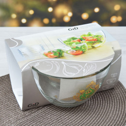 Набор салатников 3шт 250мл, 800мл, 1750мл "Южный колорит, бронза" в ассортименте