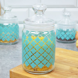 VOSKI TURQUOISE Набор банок 3шт 0,5л, 0,75л, 1л 92612