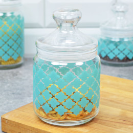 VOSKI TURQUOISE Набор банок 3шт 0,5л, 0,75л, 1л 92612