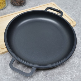 Казан 7л литой с крышкой-сковородкой