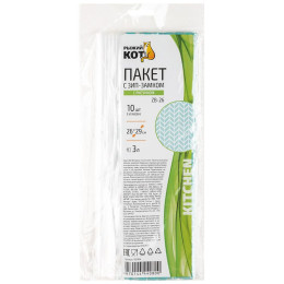 Пакет Zip Lock 26*29см 3л 10шт с рисунком ZB-26