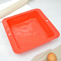 Форма для выпечки силиконовая 26,1*24,5*6см