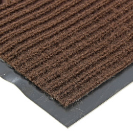 Коврик 1,2*15м влаговпитывающий ребристый FLOOR MAT Стандарт, коричневый