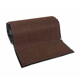 Коврик 1,2*15м влаговпитывающий ребристый FLOOR MAT Стандарт, коричневый