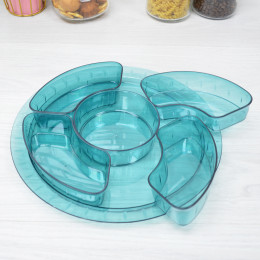 Менажница 31см Neo Luxe изумрудный агат