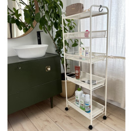 Этажерка "Ладья 25КС" белая