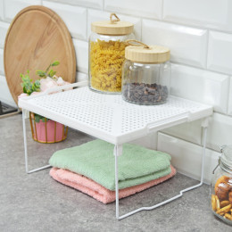 Подставка "Лофт" на металлических ножках 290*258мм белая