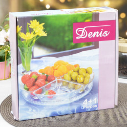 Набор салатников 5шт 24см 1*420мл, 4*259мл DENISE