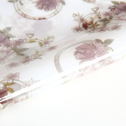 Клеенка 100см*20м прозрачная с печатью BZ1-103-100CM