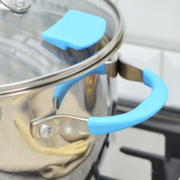 Кастрюля 5,5л нерж, капсульное дно Barton Steel коричневые ручки