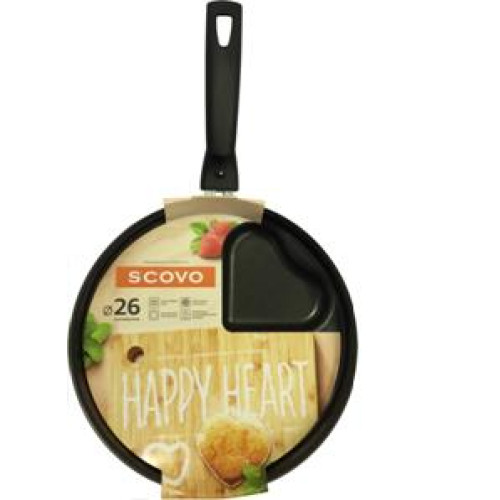 Сков 26см, антипригарное покрытие Happy Heart RH-002