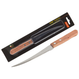 Нож с деревянной рукояткой ALBERO MAL-04AL филейный 13 см 005169