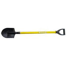 (УЛ) Лопата штыковая ЛКМ с желтым металлизированным черенком и V-p 030227