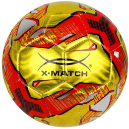 Мяч футбольный X-Match, 1 слой PVC, металлик 56488