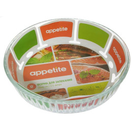 Форма жаропрочная 2,1л круглая 26*6см тм Appetite