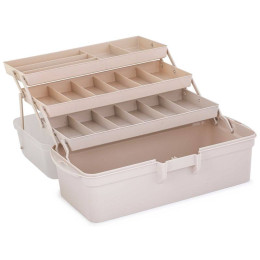 Ящик для мелочей, инструментов раздвижной бежевый