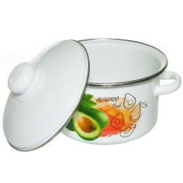 Кастрюля 2л с рисунком 01-Б1610/4М