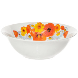 Салатник 970мл 20,5см Полевой букет эконом 84804