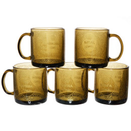 Кружка 420мл "Женские имена" 12 имен дымка