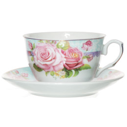 Чайный набор 12 предметов 250мл в круглой коробке 58263