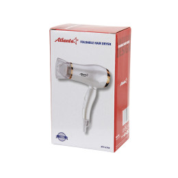 Фен дорожный 1200Вт, два уровня мощности, складная ручка ATH-6766