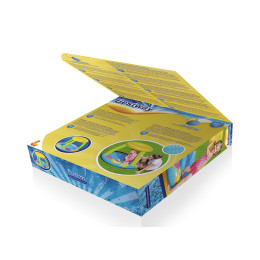 Бассейн надувной с навесом 94*89*79см Фрукты Bestway 52331