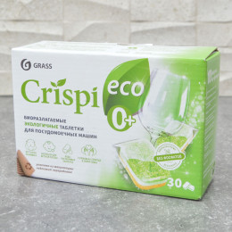 Таблетки для посудомоечных машин "Crispi" экологичные 30шт