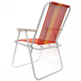 Стул складной "Радуга" 50*47*77см оранжевый ДоброСад
