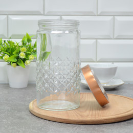 Банка для сыпучих продуктов 1,5л 01379 BHG