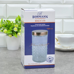 Банка для сыпучих продуктов 1,5л 01379 BHG