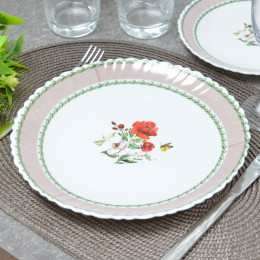 Столовый набор 19 предметов "Secret garden pink"