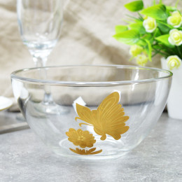 Салатник 16см средний Бабочка 3D