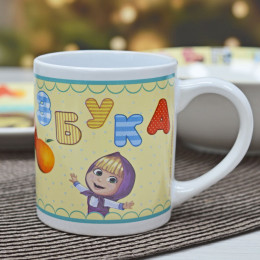 Набор детской посуды 3 предмета "Маша и Медведь. Азбука"