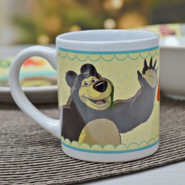 Набор детской посуды 3 предмета "Маша и Медведь. Азбука"