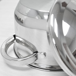 Кастрюля 10л нержавеющая сталь с мерной шкалой, тройное дно