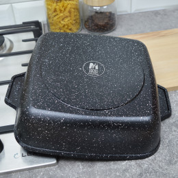 Жаровня 26*26см Гранит black Induction Pro
