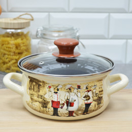 Набор кастрюль "Сомелье-Экстра" слоновый