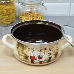 Набор кастрюль "Сомелье-Экстра" слоновый