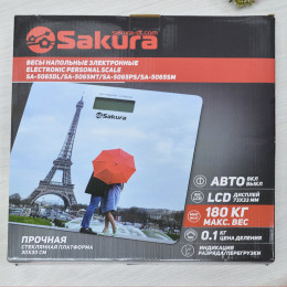 Весы напольные электронные до 150кг Париж Ultraslim SA-5065PS