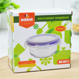 Контейнер 400мл стеклянный пищевой BK-8811