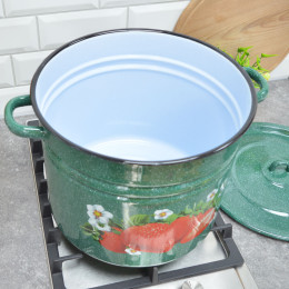 Кастрюля 14л цил с рисунком