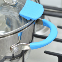 Кастрюля 2,4л нерж, капсульное дно Barton Steel коричневые ручки