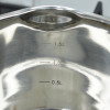 Кастрюля 2,4л нерж, капсульное дно Barton Steel коричневые ручки