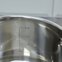 Набор кастрюль 3 предмета 1,9л; 2,6л; 3,6л капсульное дно, индукция