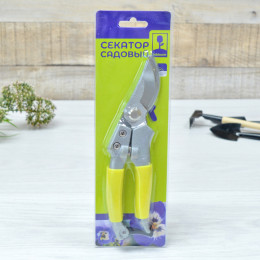 Секатор садовый 20см марг.ссталь, алюминиевая ручка